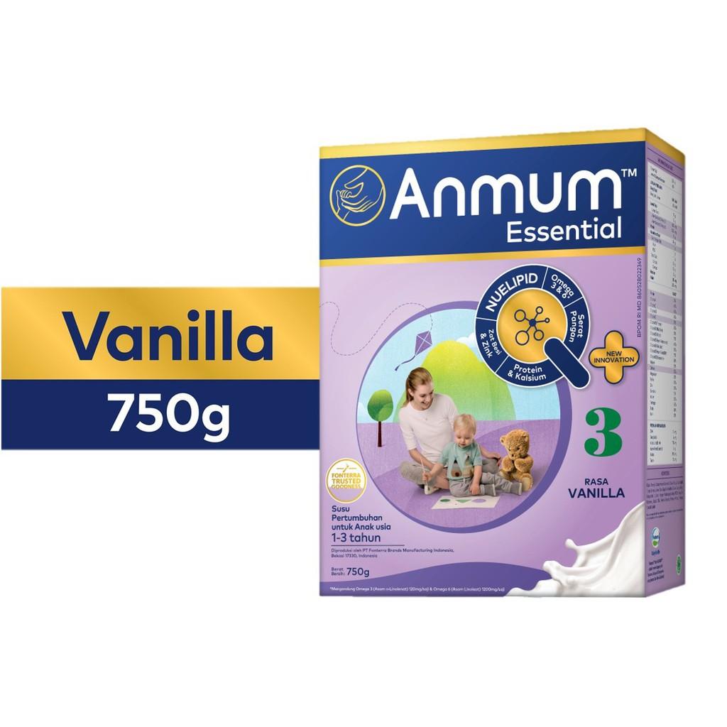 Harga-Anmum Essential 3 Vanila 750 gr