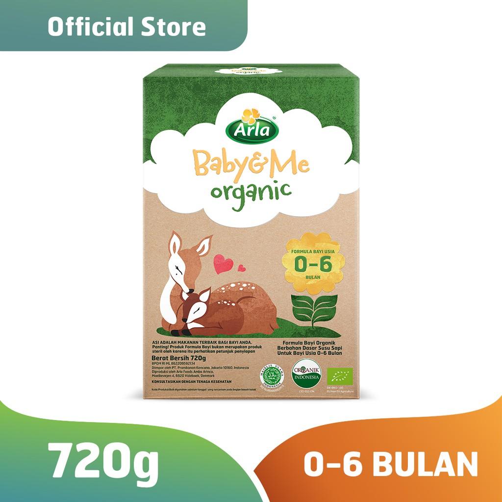Harga-Arla Baby & Me Organic - Susu Formula Bayi Organik 0-6 bulan 720 gr