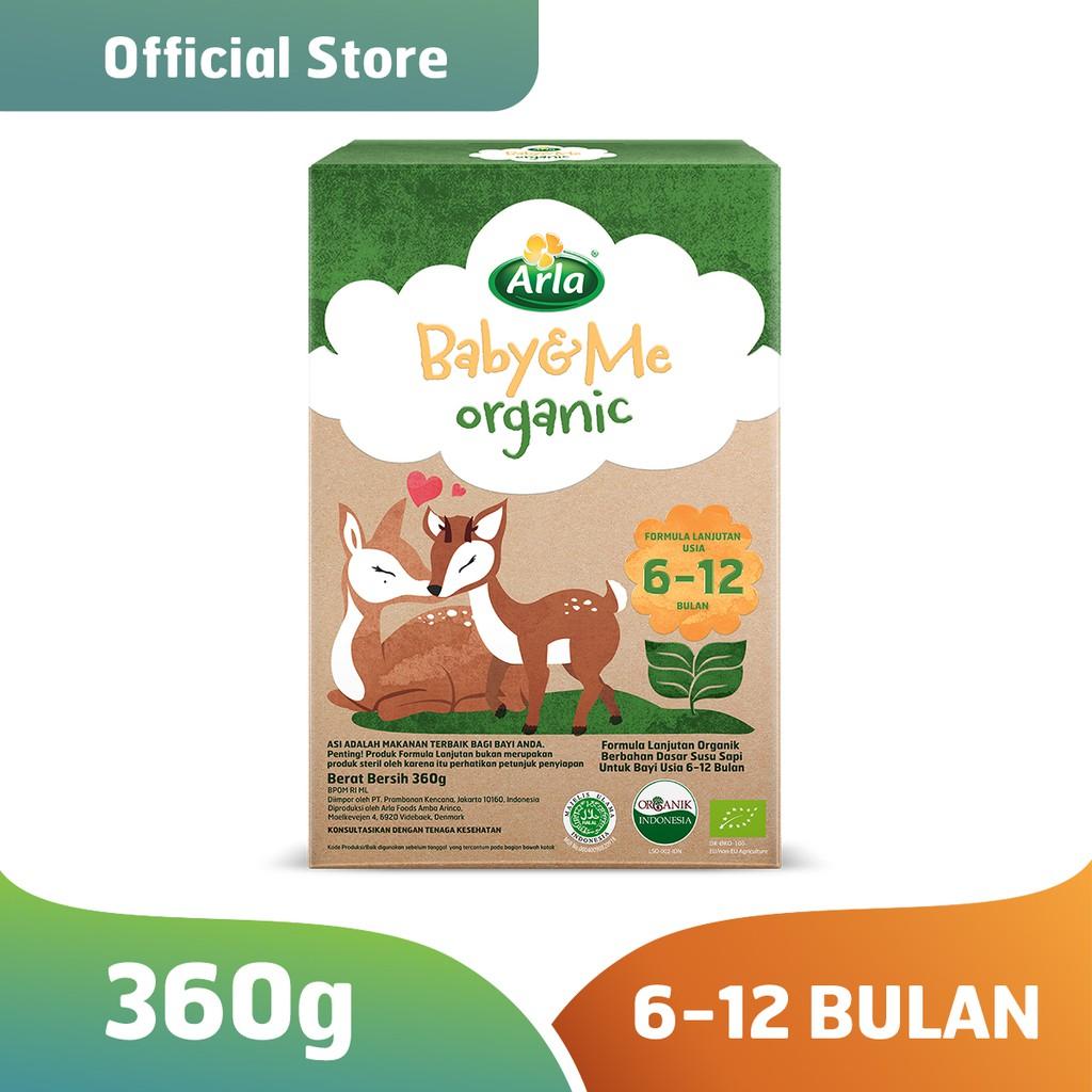 Harga-Arla Baby & Me Organic - Susu Formula Bayi Organik 6-12 bulan 360 gr
