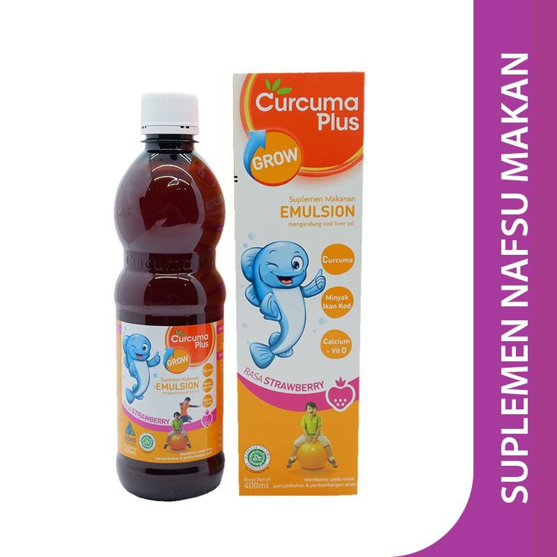 Harga-Curcuma Plus Emulsion Syrup Strawberry 200 ml