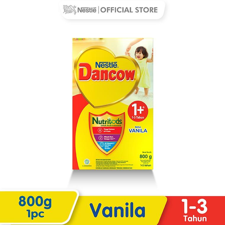 Harga-Nestle Dancow 1+ Nutritods Vanila 1-3 Tahun Box 800 g