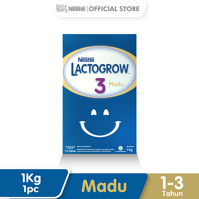 Harga-Nestle Lacto grow 3 Madu 1-3 Tahun Box 1 kg