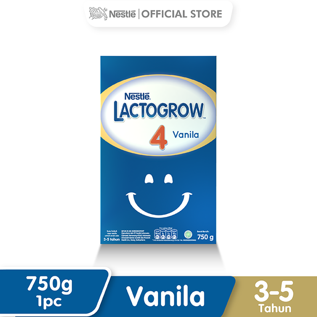 Harga-Nestle Lacto grow 4 Vanila 3-5 Tahun Box 750 g